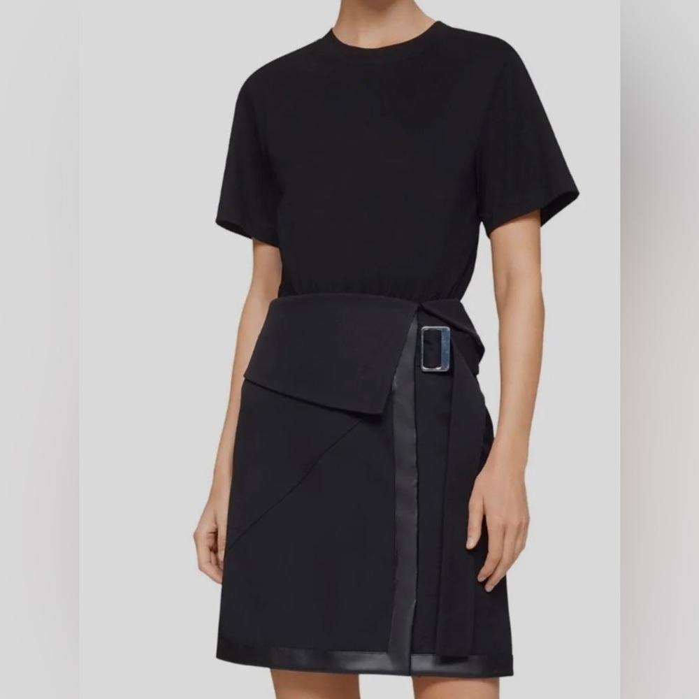 3.1 Philip Lim mixed media tee shirt dress